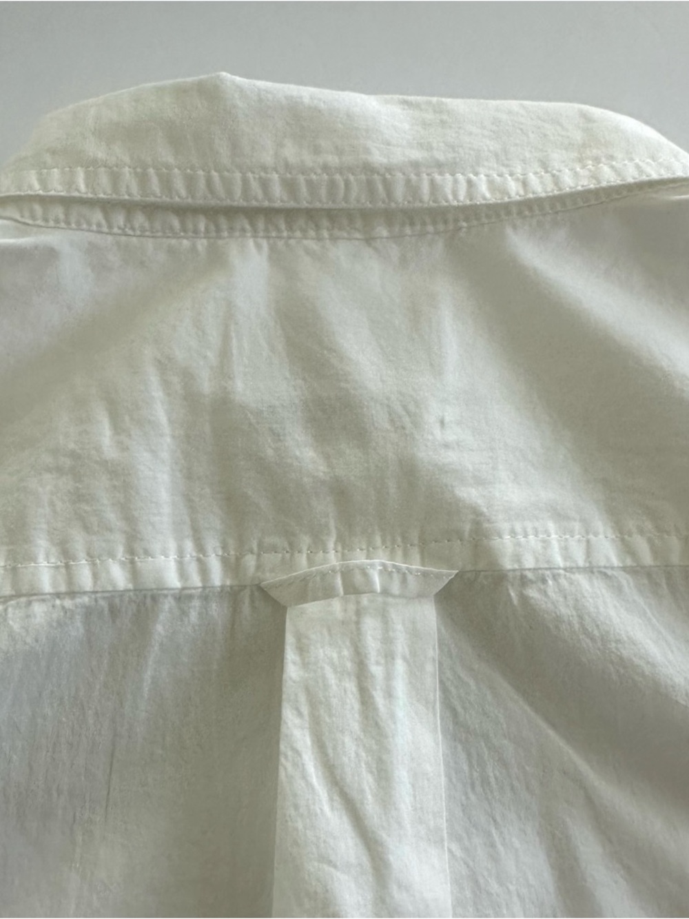 J.Crew White Classic Fit Lightweight Cotton Poplin Ruffle Sleeve Shirt | 16 - Picture 10 of 16